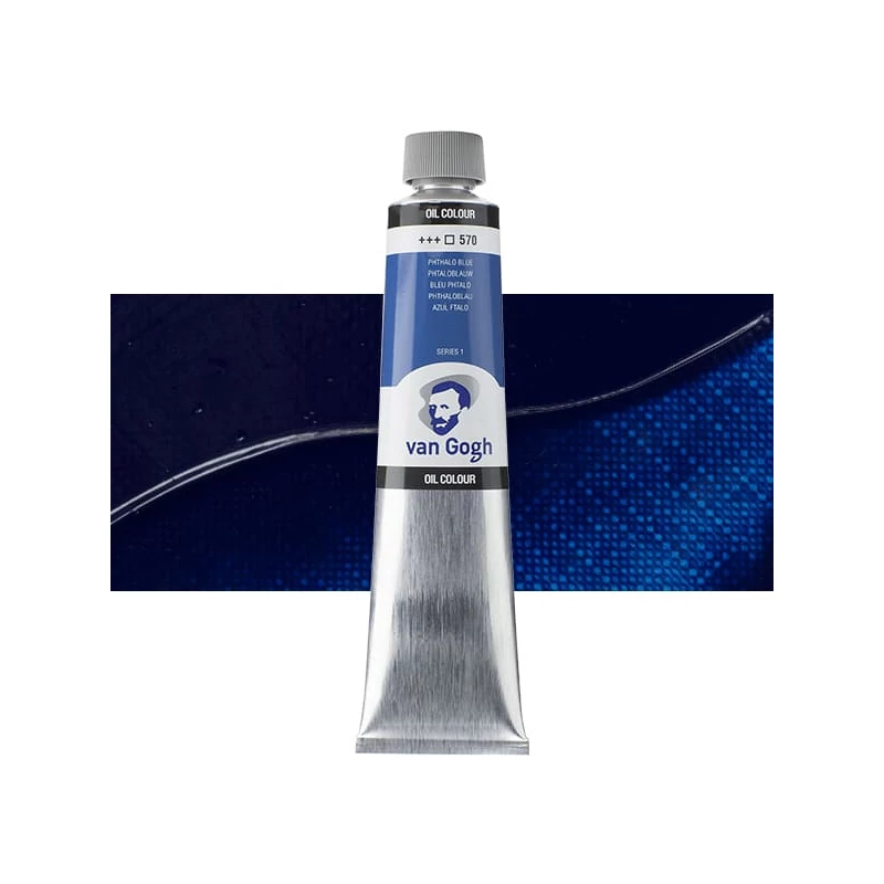 Talens Van Gogh olajfesték, 200 ml - 570, phthalo blue