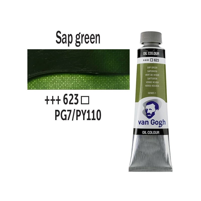 Talens Van Gogh olajfesték, 40 ml - 623, sap green