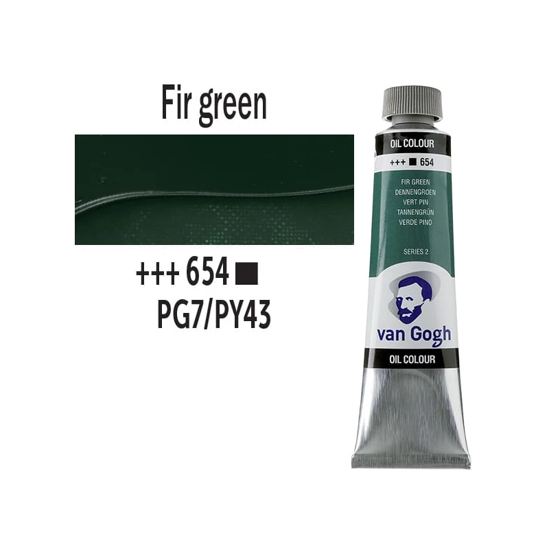 Talens Van Gogh olajfesték, 40 ml - 654, fir green