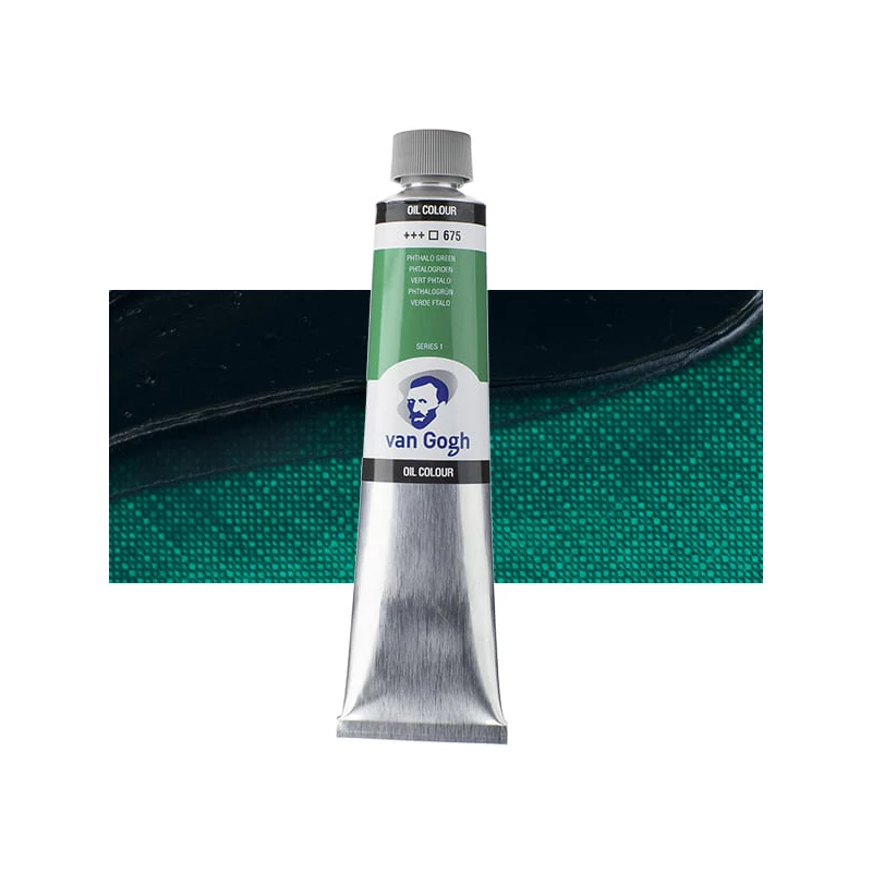 Talens Van Gogh olajfesték, 200 ml - 675, phthalo green