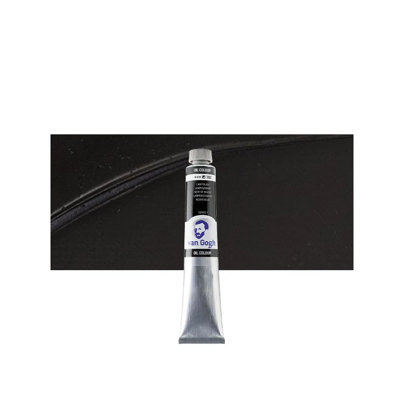 Talens Van Gogh olajfesték, 60 ml - 702, lamp black