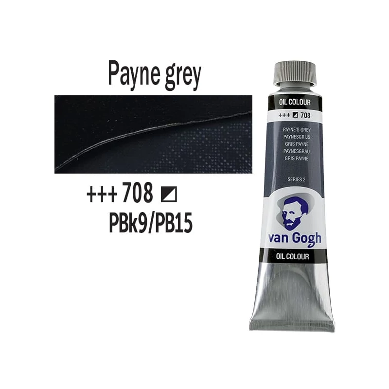 Talens Van Gogh olajfesték, 40 ml - 708, payne's grey