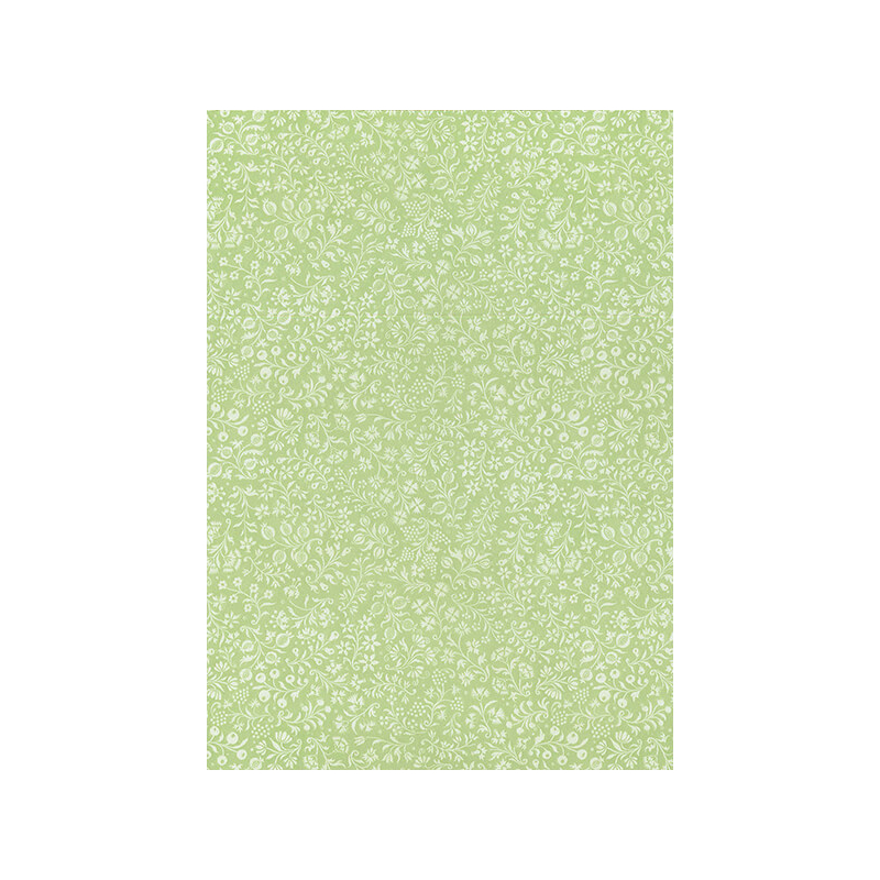 Tassotti decoupage papír - apró virágszőnyeg, zöld