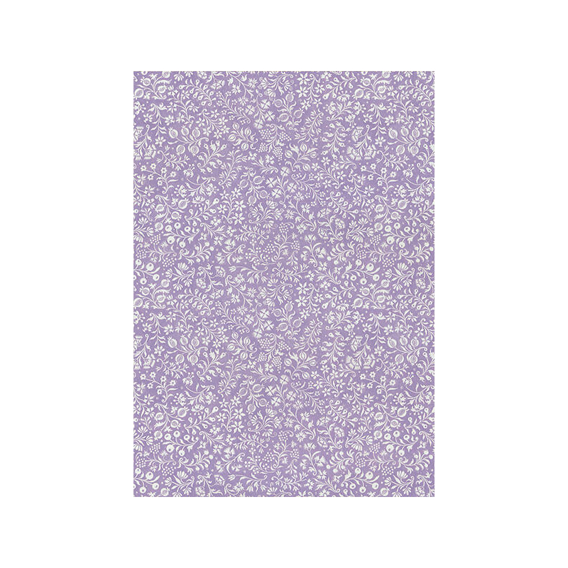 Tassotti decoupage papír - apró virágszőnyeg, lila