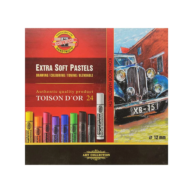 Toison d'Or 8550 extra soft porpasztell krétakészlet - 24 db	