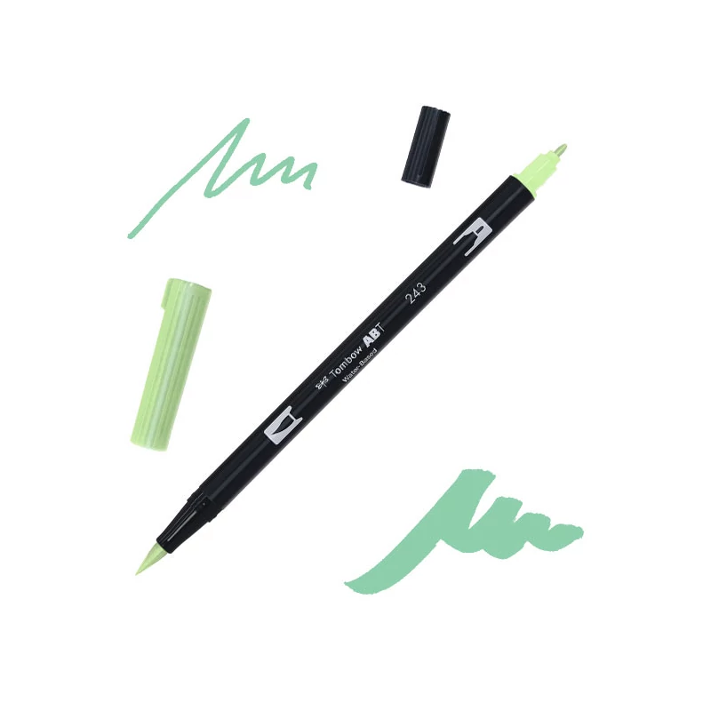 Tombow abt dual brush pen kétvégű filctoll - 243, mint