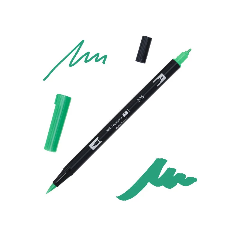 Tombow abt dual brush pen kétvégű filctoll - 296, green