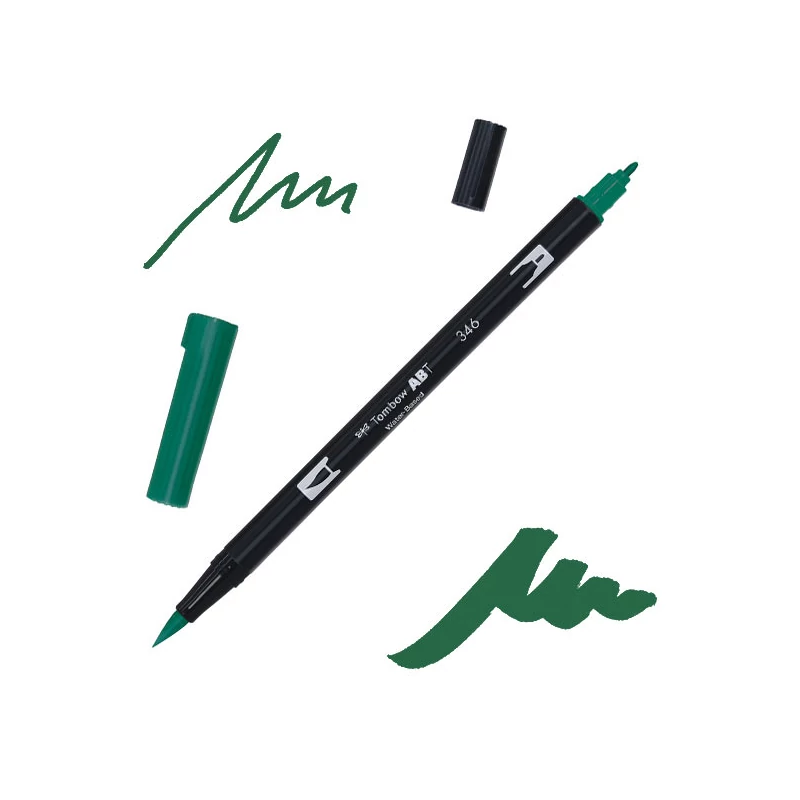 Tombow abt dual brush pen kétvégű filctoll - 346, sea green