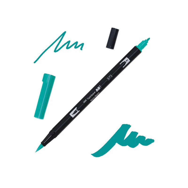 Tombow abt dual brush pen kétvégű filctoll - 373, sea blue