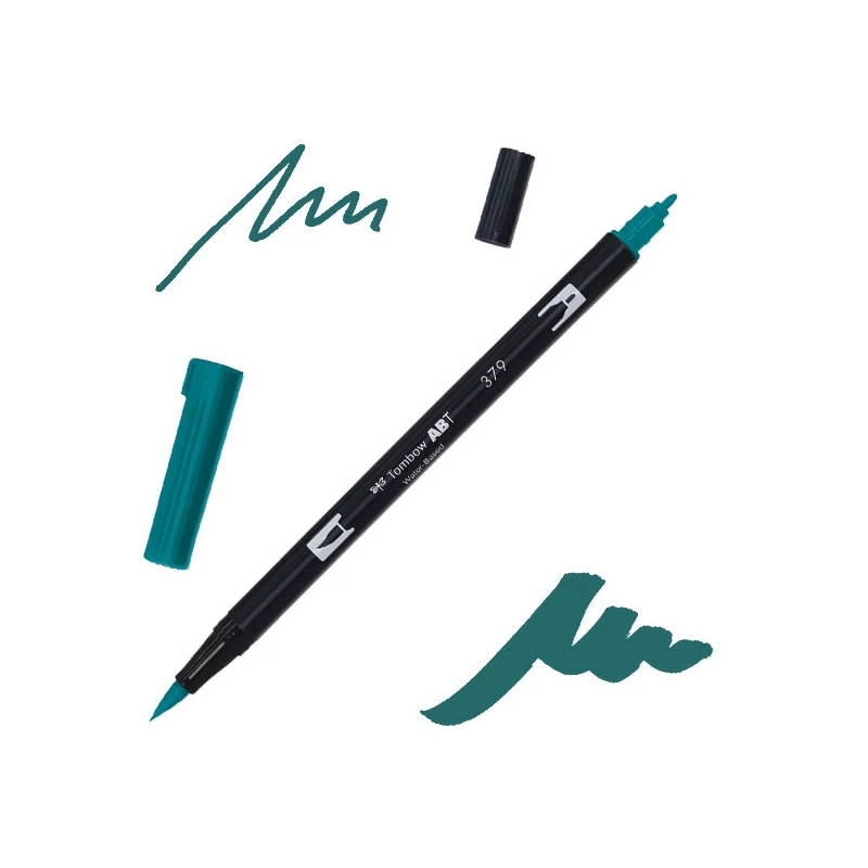 Tombow abt dual brush pen kétvégű filctoll - 379, jade green