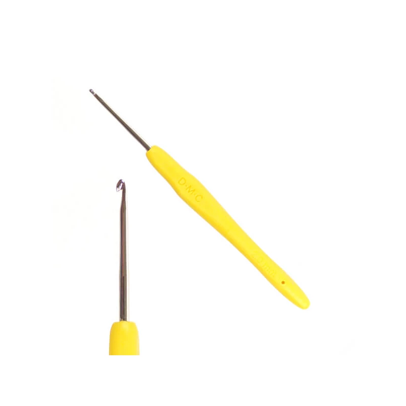 Horgolótű fonalhoz ergonomikus szilikon nyéllel, DMC - 2 mm