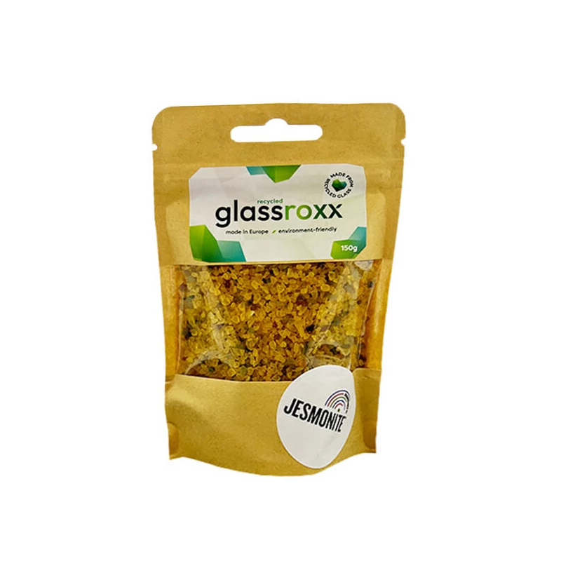 Jesmonite GlassRoxx üveggranulátum, 150 g - sunny yellow