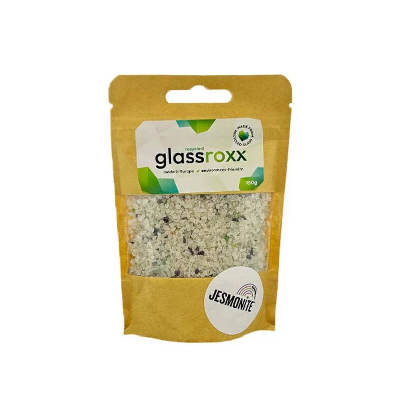 Jesmonite GlassRoxx üveggranulátum, 150 g - cream white