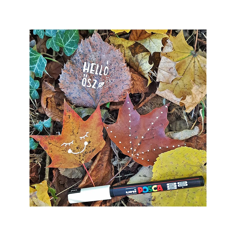 UNI POSCA PC-1MR tűfilc, 0,7 mm - M6, metál zöld