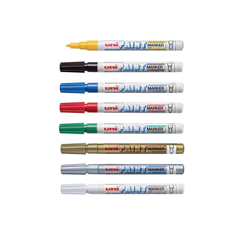 UNI Paint PX-21 lakkfilc, olajbázisú - sárga, 0,8 - 1,2 mm
