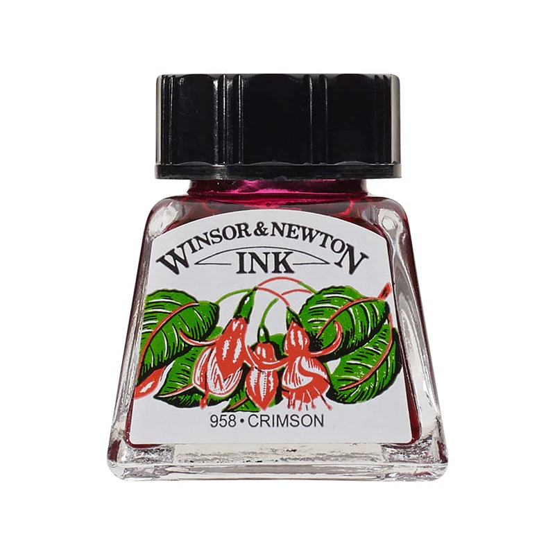 Winsor&Newton tinta, 14 ml - crimson