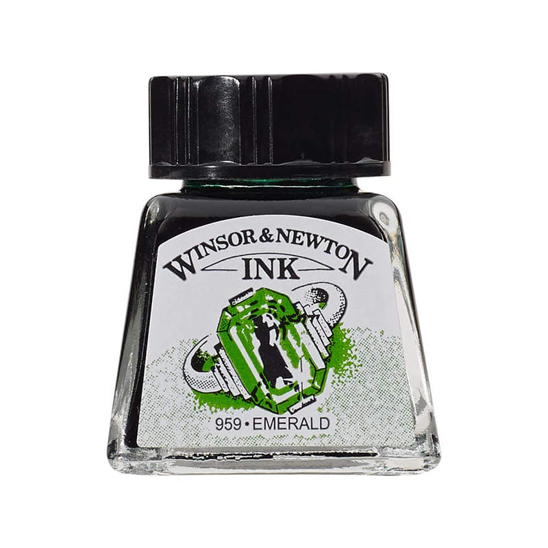 Winsor&Newton tinta, 14 ml - emerald