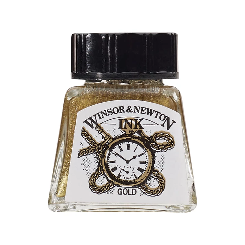 Winsor&Newton tinta, 14 ml - gold