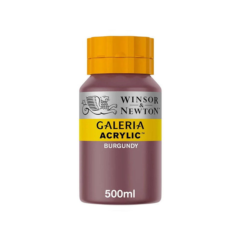 Winsor&Newton Galeria akrilfesték, 500 ml - 075, burgundy