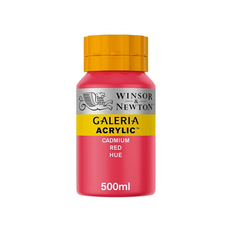 Winsor&Newton Galeria akrilfesték, 500 ml - 095, cadmium red hue