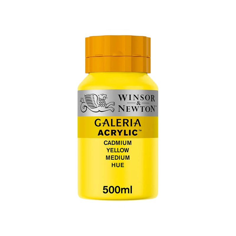 Winsor&Newton Galeria akrilfesték, 500 ml - 120, cadmium yellow medium hue