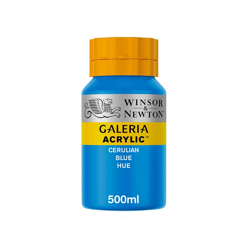 Winsor&Newton Galeria akrilfesték, 500 ml - 138, cerulean blue hue