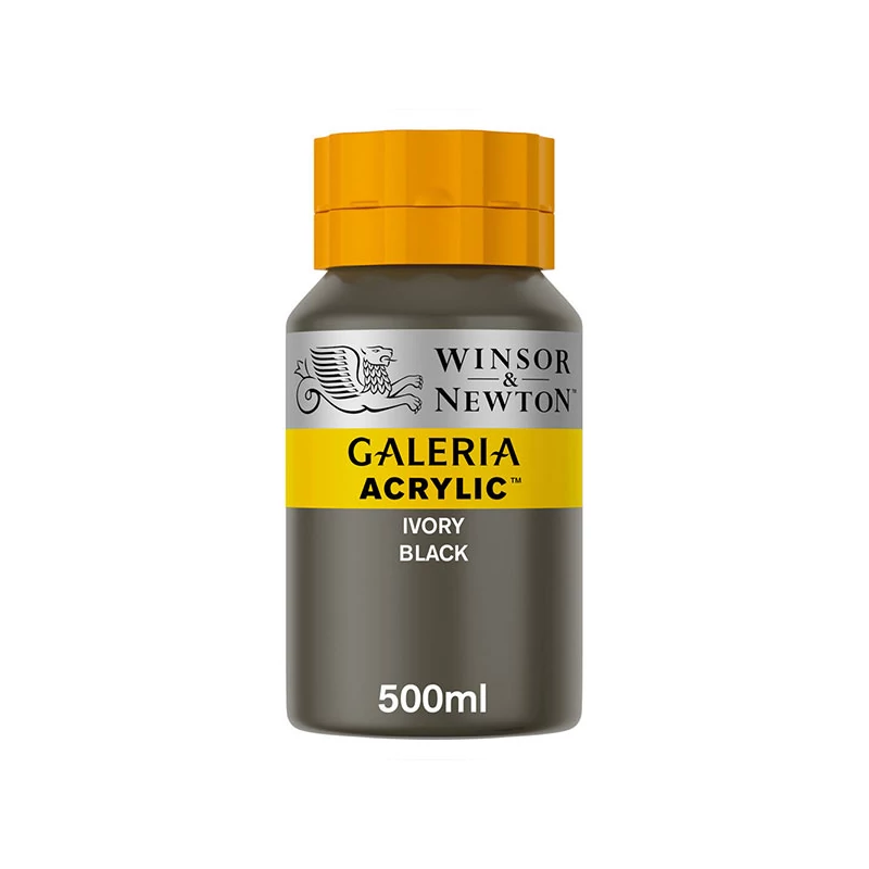 Winsor&Newton Galeria akrilfesték, 500 ml - 331, ivory black