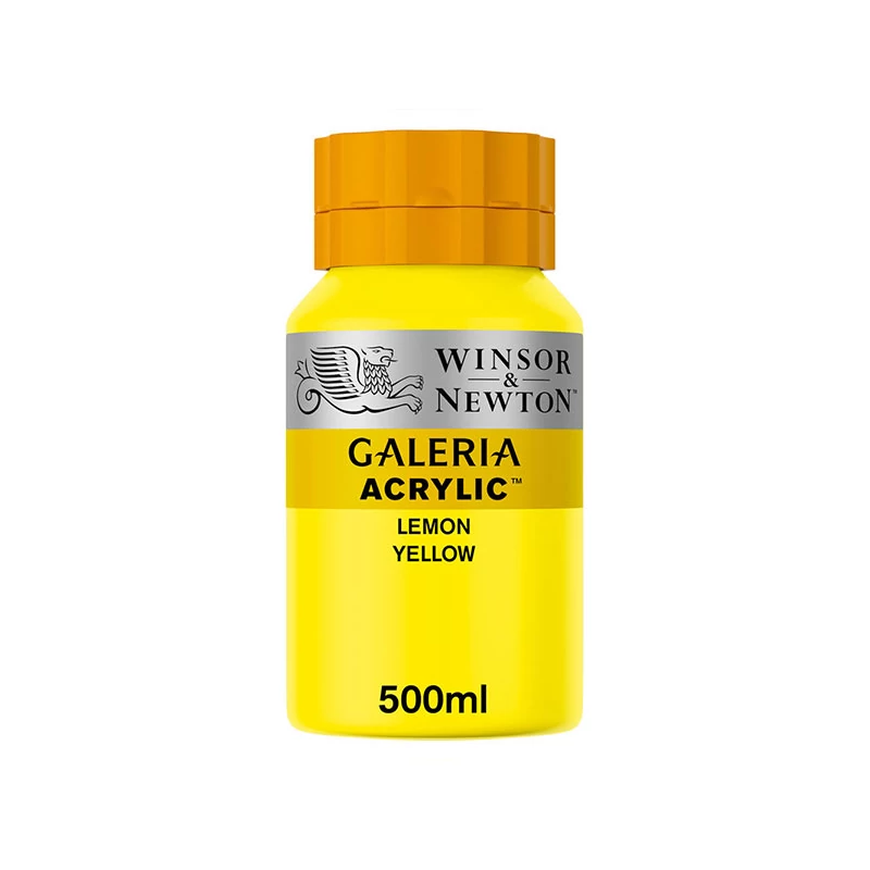 Winsor&Newton Galeria akrilfesték, 500 ml - 346, lemon yellow