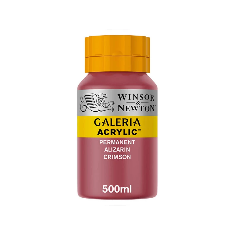 Winsor&Newton Galeria akrilfesték, 500 ml - 466, permanent alizarin crimson