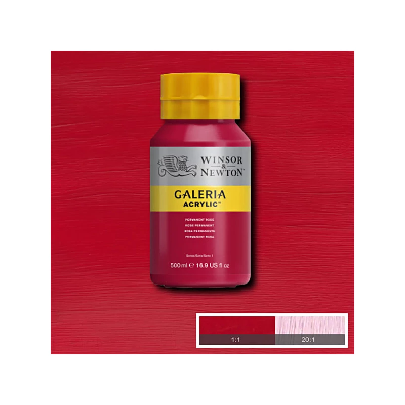 Winsor&Newton Galeria akrilfesték, 500 ml - 502, permanent rose