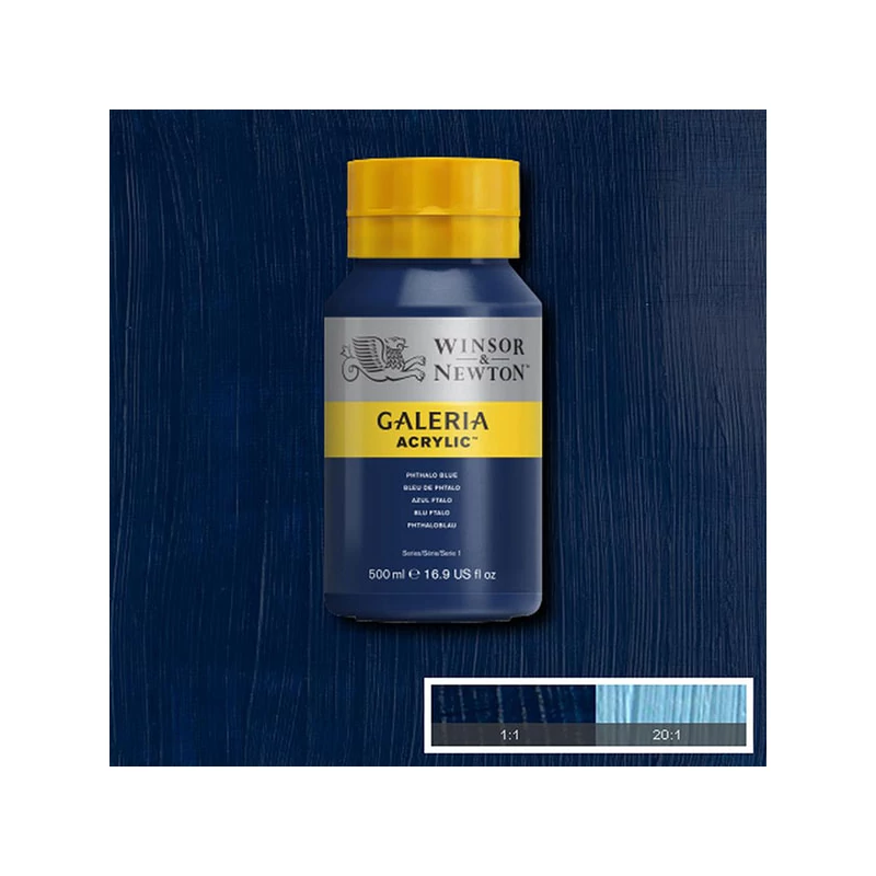 Winsor&Newton Galeria akrilfesték, 500 ml - 516, phthalo blue