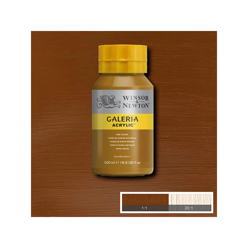 Winsor&Newton Galeria akrilfesték, 500 ml - 552, raw sienna