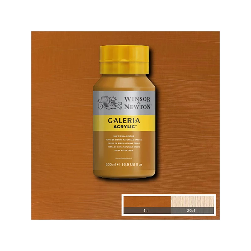 Winsor&Newton Galeria akrilfesték, 500 ml - 553, raw sienna opaque