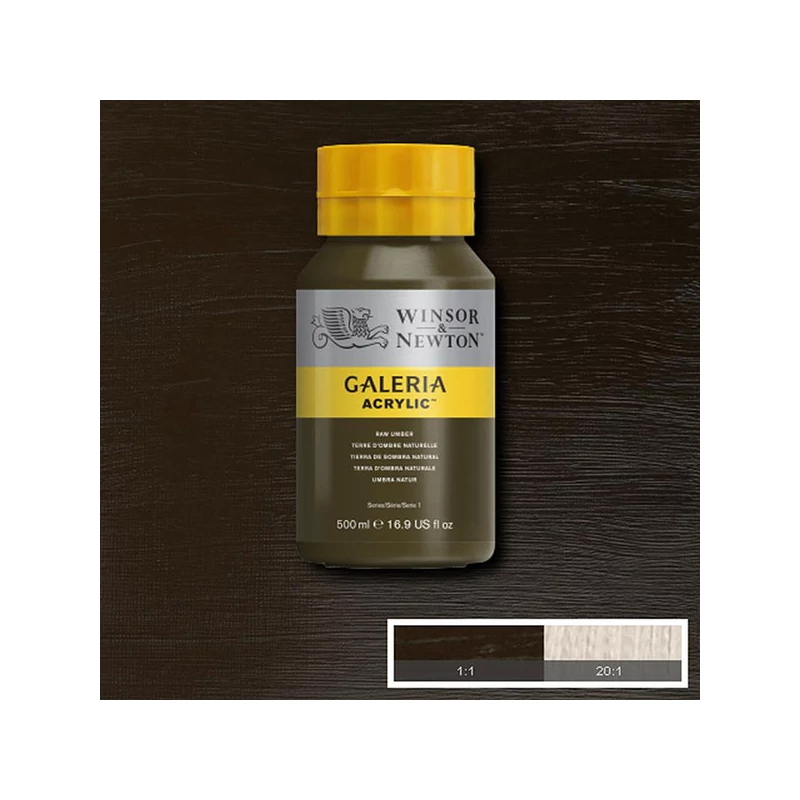 Winsor&Newton Galeria akrilfesték, 500 ml - 554, raw umber