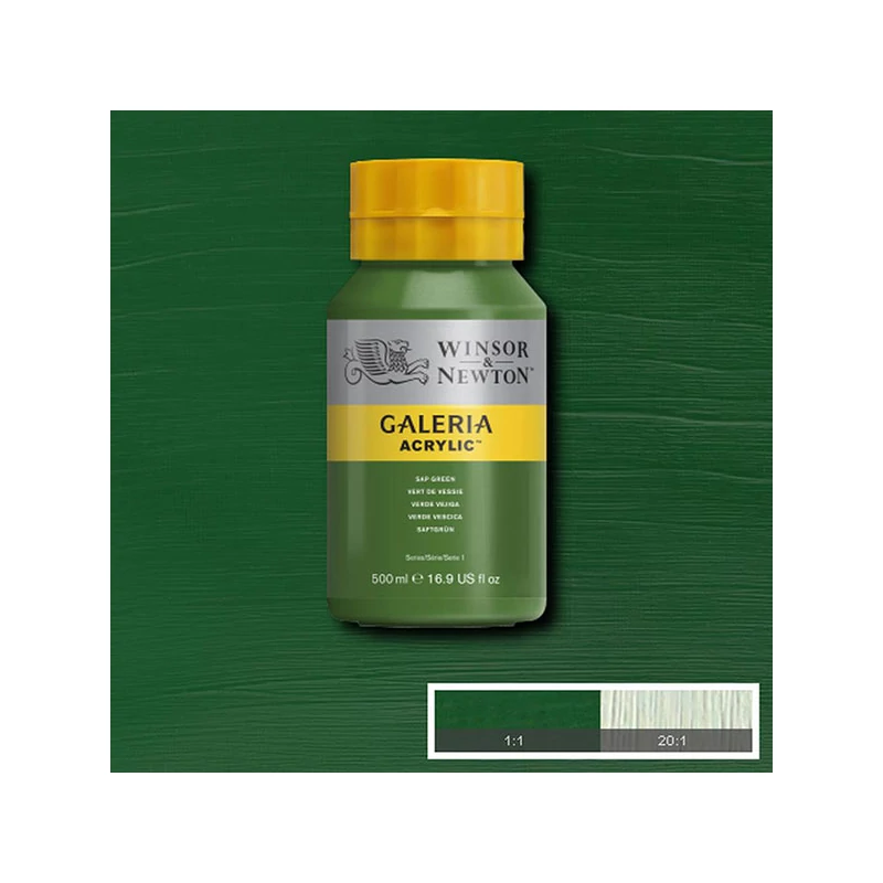 Winsor&Newton Galeria akrilfesték, 500 ml - 599, sap green