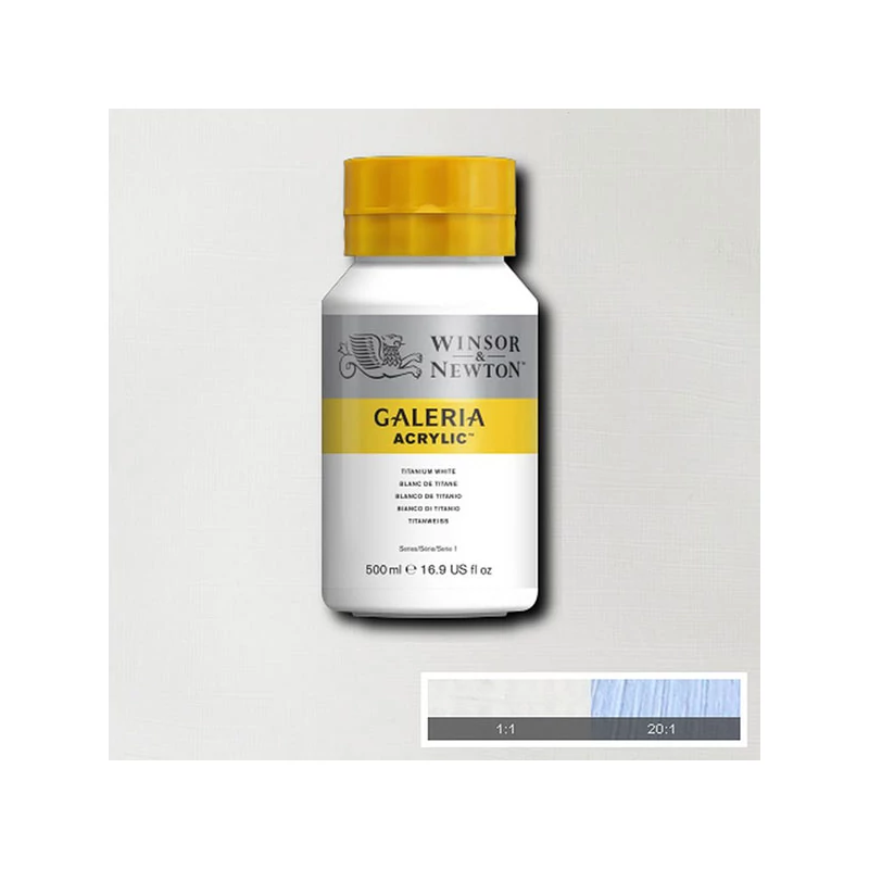 Winsor&Newton Galeria akrilfesték, 500 ml - 644, titanium white