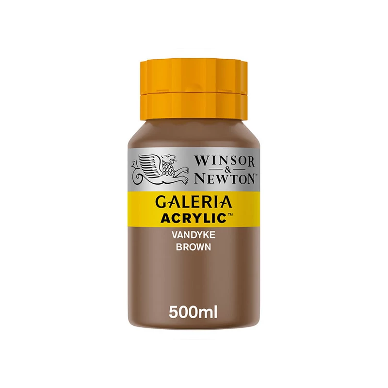 Winsor&Newton Galeria akrilfesték, 500 ml - 676, van dyck brown