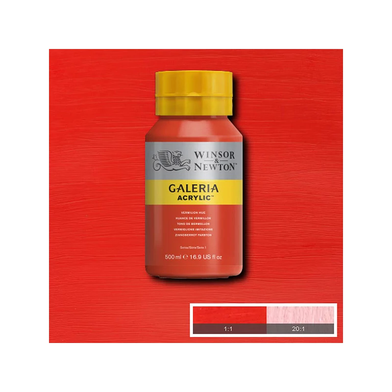 Winsor&Newton Galeria akrilfesték, 500 ml - 682, vermillion hue