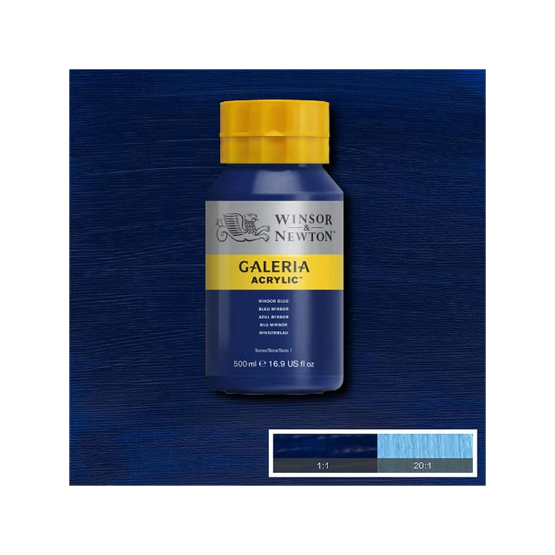 Winsor&Newton Galeria akrilfesték, 500 ml - 706, winsor blue