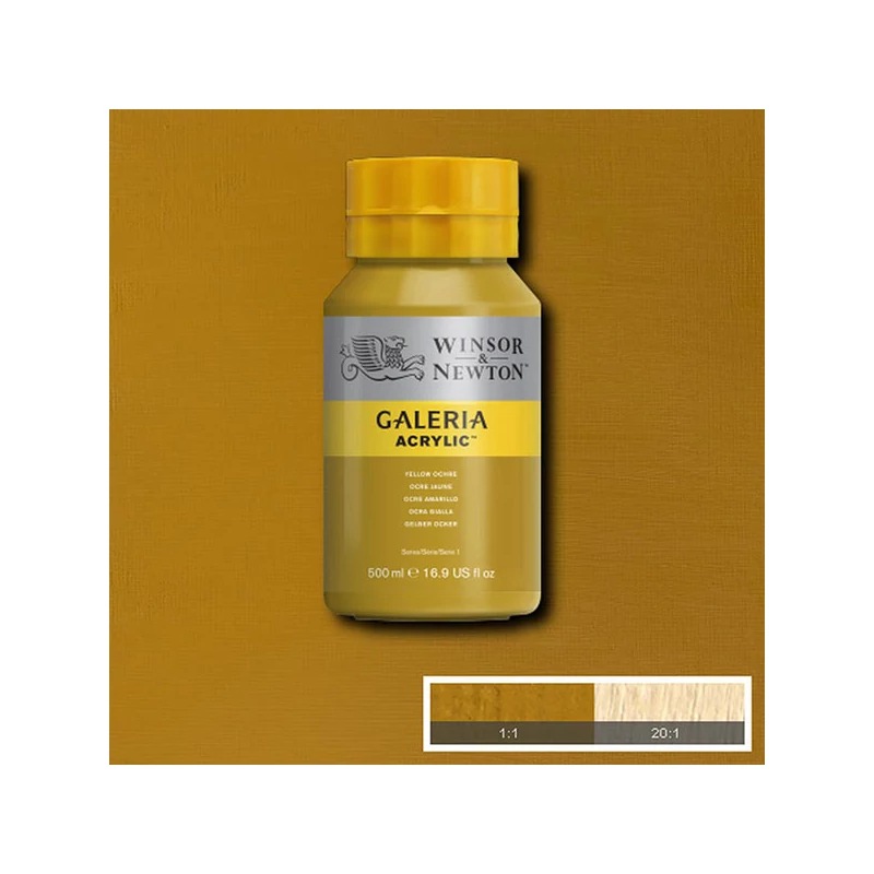 Winsor&Newton Galeria akrilfesték, 500 ml - 744, yellow ochre