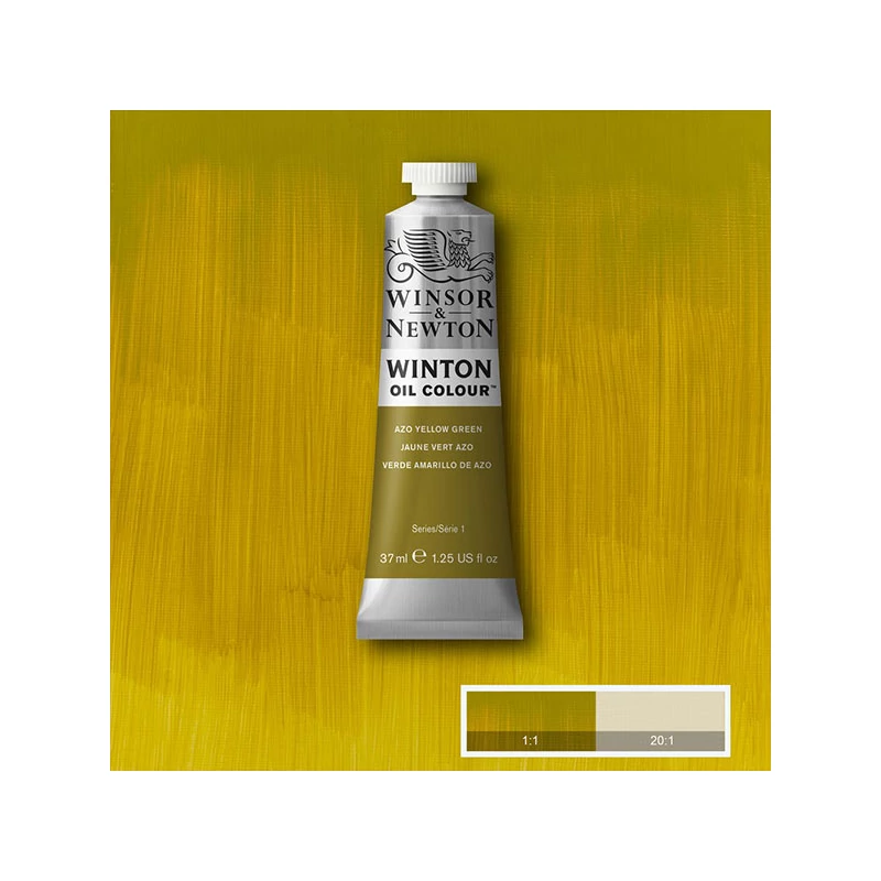 Winsor&Newton Winton olajfesték, 37 ml - 280, azo yellow green