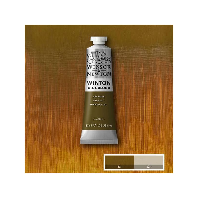 Winsor&Newton Winton olajfesték, 37 ml - 389, azo brown