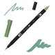 Tombow abt dual brush pen kétvégű filctoll - 192, asparagus
