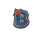 Textil betű, vasalható - B, farmer Textil betű, vasalható - B, farmer