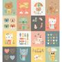 Patchwork anyag - Makower - Cool Cats 2186/-1 Panel, 30cm Patchwork anyag - Makower - Cool Cats 2186/-1 Panel, 30cm