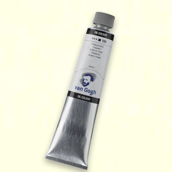 Talens Van Gogh olajfesték, 200 ml - 105, titanium white - a legjobb  minőségben - muveszellato.com